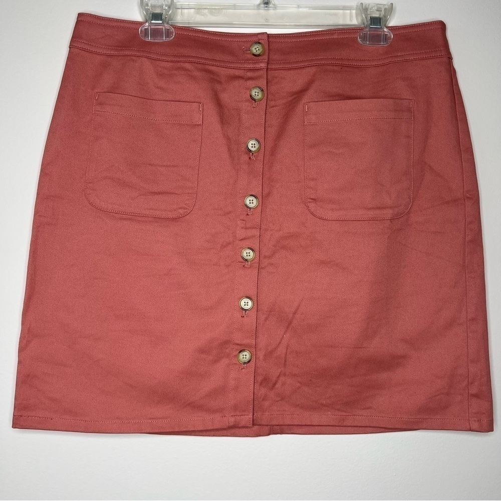 ! NWOT. Loft Button Down Mini Skirt
